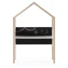 Mesa de estudio modelo Rosalia acabado blanco/cera blanca, 100cm(ancho) 155cm(altura) 40cm(fondo)