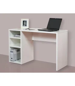 Mesa de estudio Sofia reversible en blanco. 75 cm(alto)120 cm(ancho)50 cm(fondo)