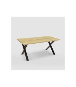 Mesa de salón modelo Cárite acabado haya. 160cm(ancho) 77cm(altura) 90cm(fondo)