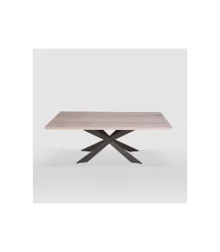 Mesa de salón modelo Hécate acabado olmo. 200cm(ancho) 77.5cm(altura) 100cm(fondo)