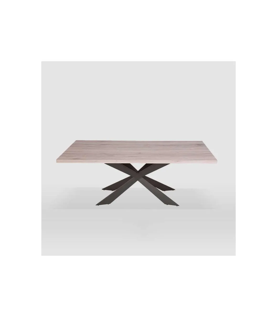 Mesa de salón modelo Hécate acabado olmo. 200cm(ancho) 77.5cm(altura) 100cm(fondo)