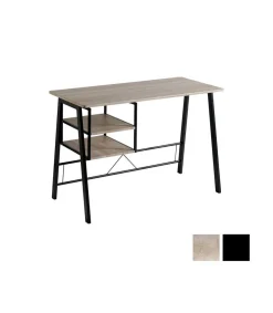 Mesa escritorio con baldas laterales Adriana, 120 x 52 x 76.5 cm (largo x ancho x alto)
