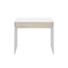 Mesa escritorio Sam con cajón acabado en Blanco y Natural 74.2 cm(alto) x 89.5 cm (ancho) x 49.8 cm (fondo)