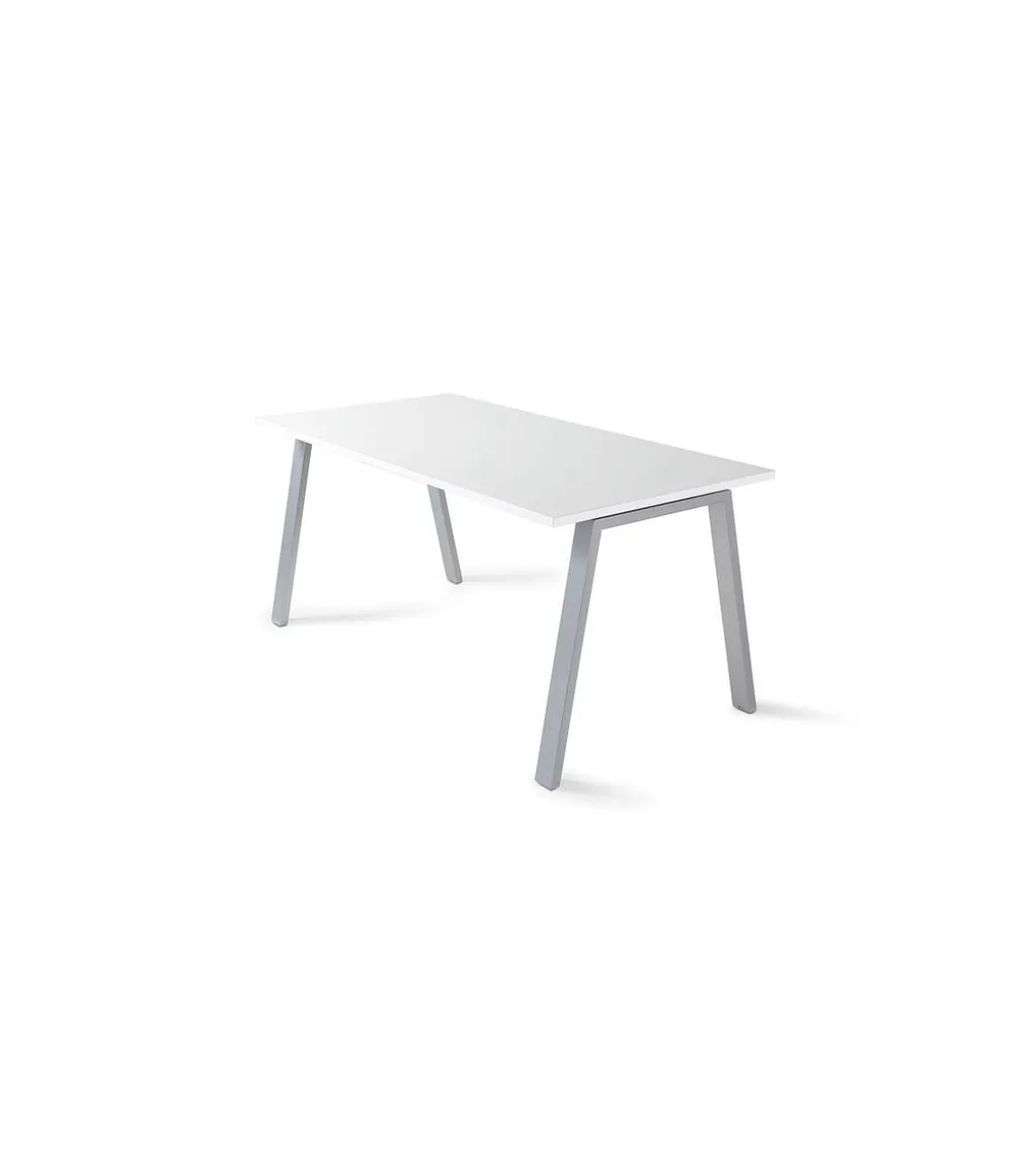 Mesa estudio Atrio acabado blanco, 73 cm(alto)160 cm(ancho)80 cm(fondo).