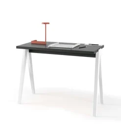 Mesa estudio Mod-629 acabado grafito/blanco, 47x 107 x 78 cm (fondo x ancho x alto)