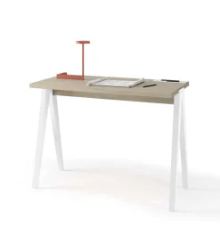 Mesa estudio Mod-629 acabado roble/blanco, 47x 107 x 78 cm (fondo x ancho x alto)