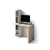 Mesa estudio Mod-Helsinki acabado roble/blanco, 52 x 106 x 149 cm (fondo x ancho x alto)