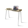 Mesa estudio Mod-Nairobi acabado roble blanco, 47 x 110 x 81 cm (fondo x ancho x alto)