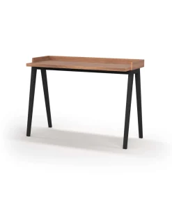 Mesa estudio Mod-Nairobi acabado nogal/negro, 47 x 110 x 81 cm (fondo x ancho x alto)