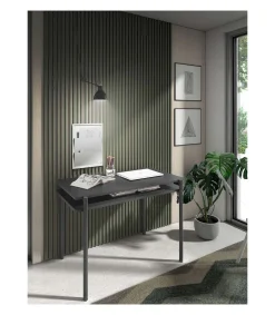 Mesa estudio Mod-Rio acabado grafito, 54 x 100 x 77 cm (fondo x ancho x alto)
