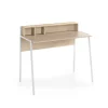 Mesa estudio Mod-Tokio acabado roble/blanco, 50 x 105 x 90 cm (fondo x ancho x alto)