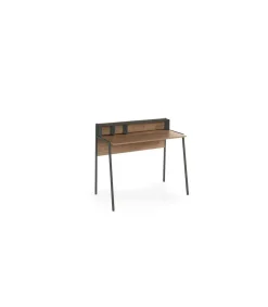 Mesa estudio Mod-Tokio acabado nogal/grafito, 50 x 105 x 90 cm (fondo x ancho x alto)