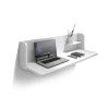 Mesa estudio para colgar Mod-Roman acabado blanco, 35 x 90 x 25 cm (fondo x ancho x alto)