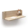 Mesa estudio para colgar Mod-Roman acabado roble, 35 x 90 x 25 cm (fondo x ancho x alto)