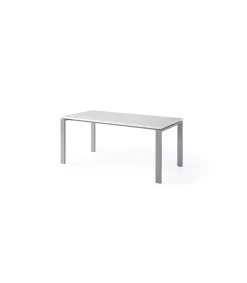Mesa estudio Pórtico acabado blanco, 73 cm(alto)140 cm(ancho)80 cm(fondo)