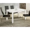 Mesa extensible Padul en blanco. 120/160 x 80 cm x 76 cm