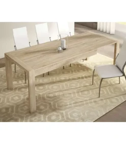 Mesa extensible Zujar acabado cambrian. 130/200 x 90 cm x 76 cm