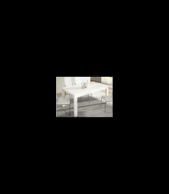 Mesa extensible Zujar acabado blanco . 130/200 x 90 cm x 76 cm