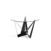 Mesa fija circular de vidrio templado Andrea, 120 x 76 cm (diámetro x alto)
