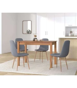 Mesa fija de comedor en Madera Maciza 73 cm(alto)120 cm(ancho)80 cm(largo)
