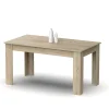 Mesa fija Kia para salón, cocina acabado roble cambrian, 77 cm(alto)140 cm(ancho)80 cm(largo)