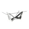 Mesa fija rectangular de vidrio templado Amparo, 220 x 100 x 77 cm (ancho x ancho x alto)