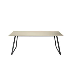 Mesa fija rectangular en blanco Leire, 180 x 90 x 75 cm (largo x ancho x alto)