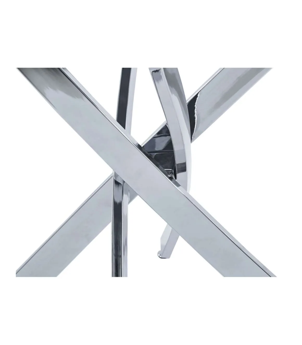 Mesa fija redonda Thunder para salón o cocina de cristal 75 cm(alto)100 cm(ancho)