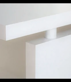 Mesa oficina o despacho Rivoli acabado blanco, 76cm(alto) 155cm(ancho) 68cm(fondo)