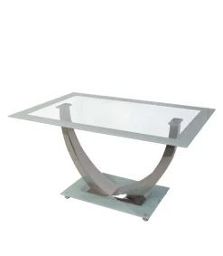 Mesa para cocina, comedor fija Md-Ubrique acabado blanco, 140cm(ancho) 75cm(altura) 90cm(fondo).