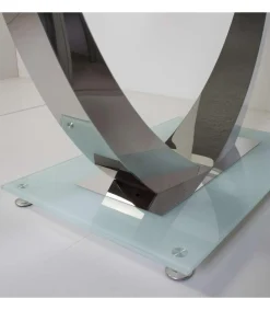 Mesa para cocina, comedor fija Md-Ubrique acabado blanco, 140cm(ancho) 75cm(altura) 90cm(fondo).