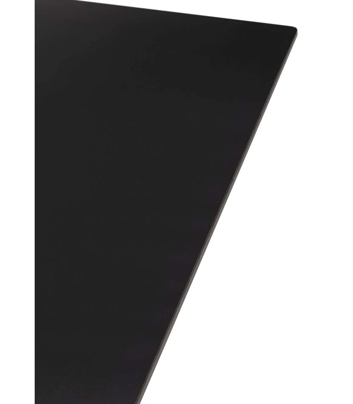 Mesa para comedor fija Md-Samira acabado negro, 180cm(ancho) 76cm(altura) 90cm(fondo).