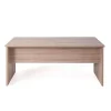 Mesa para oficina o estudio acabado olmo claro, 73 cm(alto)140 cm(ancho)80 cm(fondo)