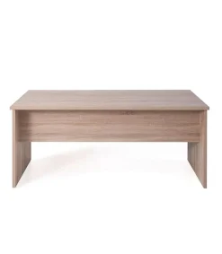 Mesa para oficina o estudio acabado olmo claro, 73 cm(alto)160 cm(ancho)80 cm(fondo)