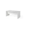Mesa para oficina o estudio acabado blanco, 73 cm(alto)140 cm(ancho)80 cm(fondo)