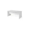 Mesa para oficina o estudio acabado blanco, 73 cm(alto)160 cm(ancho)80 cm(fondo)