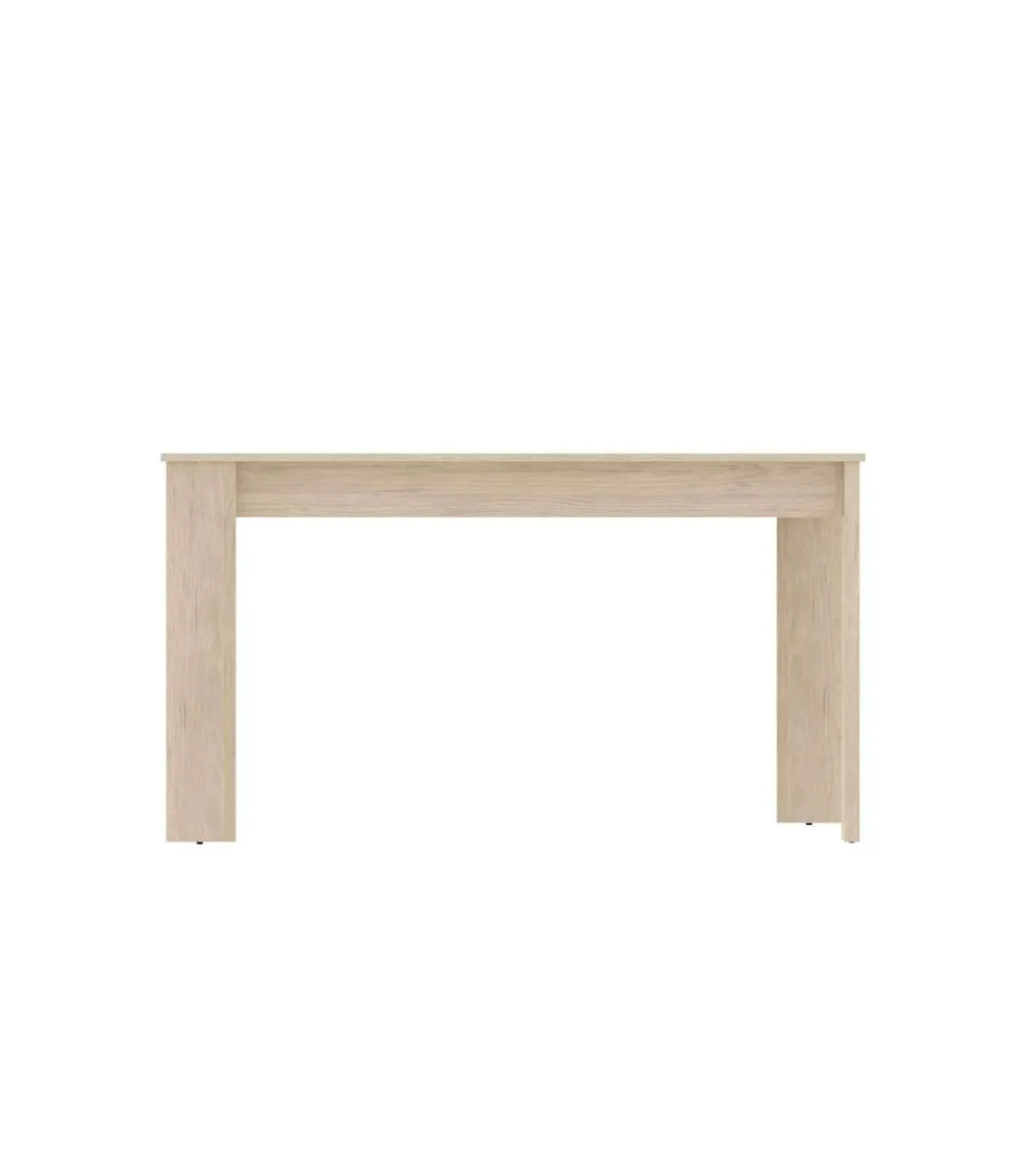 Mesa para salón fija Harley acabado natural, 77 cm(alto)138,5cm(ancho)81 cm(largo)