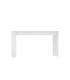 Mesa para salón fija Harley acabado Blanco, 77 cm(alto)138,5cm(ancho)81 cm(largo)