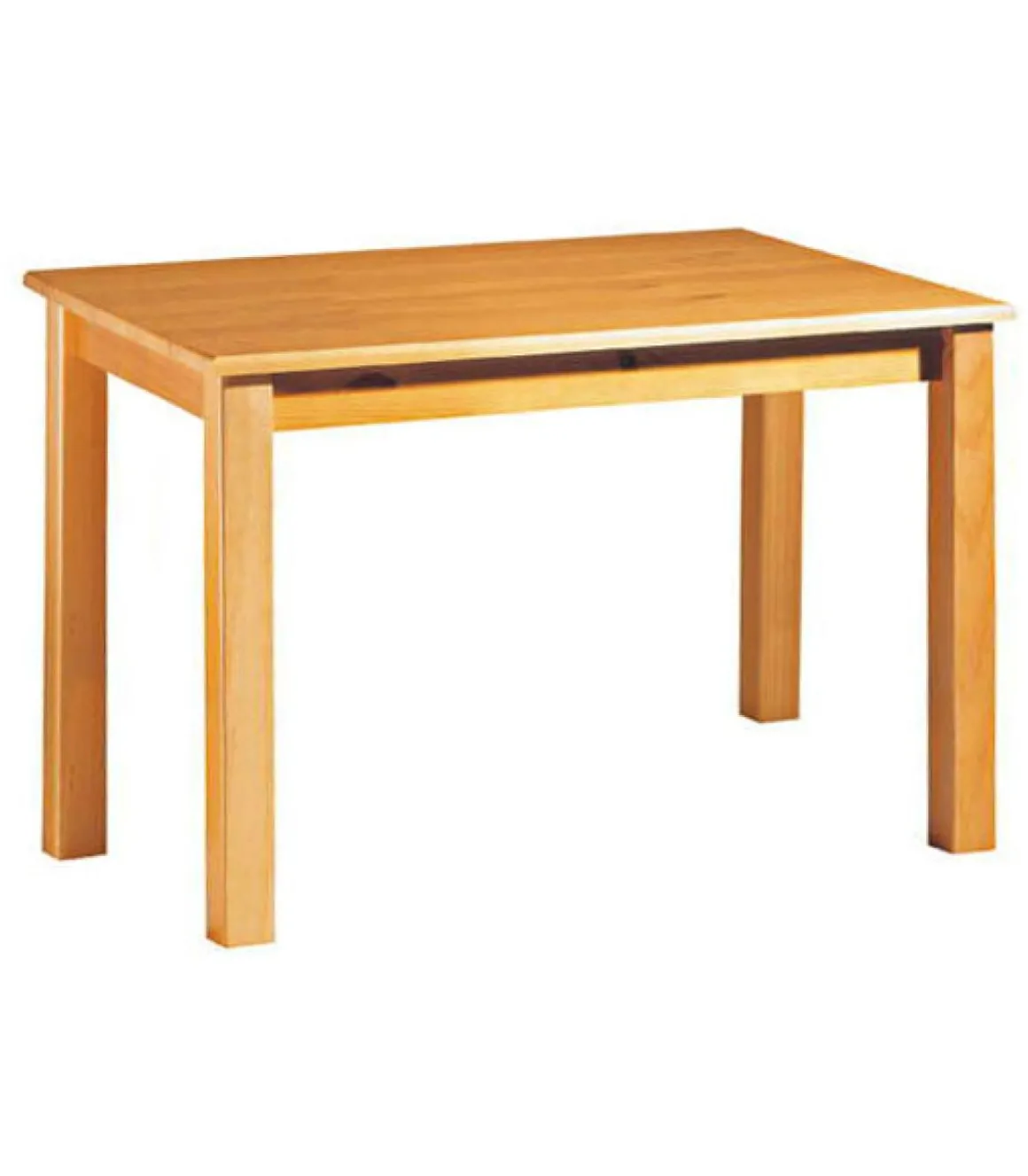 Mesa rectangular Altea en acabado madera maciza de pino color miel 73 cm(alto) 80 cm(ancho) 120 cm(largo)