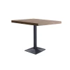 Mesa rectangular Bar Moss acabado oscuro /negro, 74cm(alto) 80cm(ancho) 60cm(largo)