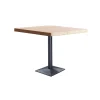 Mesa rectangular Bar Moss acabado roble nordish/negro, 74cm(alto) 80cm(ancho) 60cm(largo)