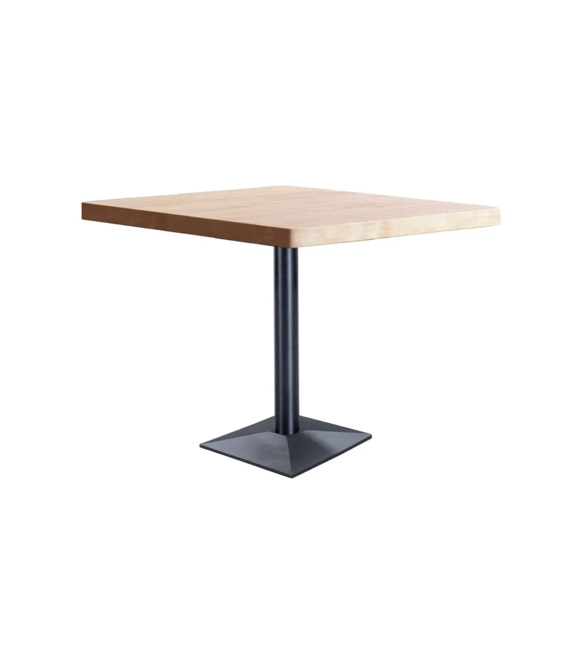 Mesa rectangular Bar Moss acabado roble nordish/negro, 74cm(alto) 80cm(ancho) 60cm(largo)