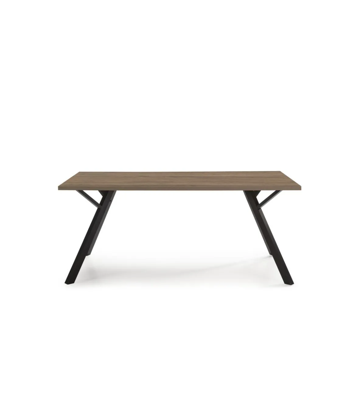 Mesa rectangular de comedor Paula acabado nogal sabi 76cm(alto) 90cm(ancho) 160cm(largo)