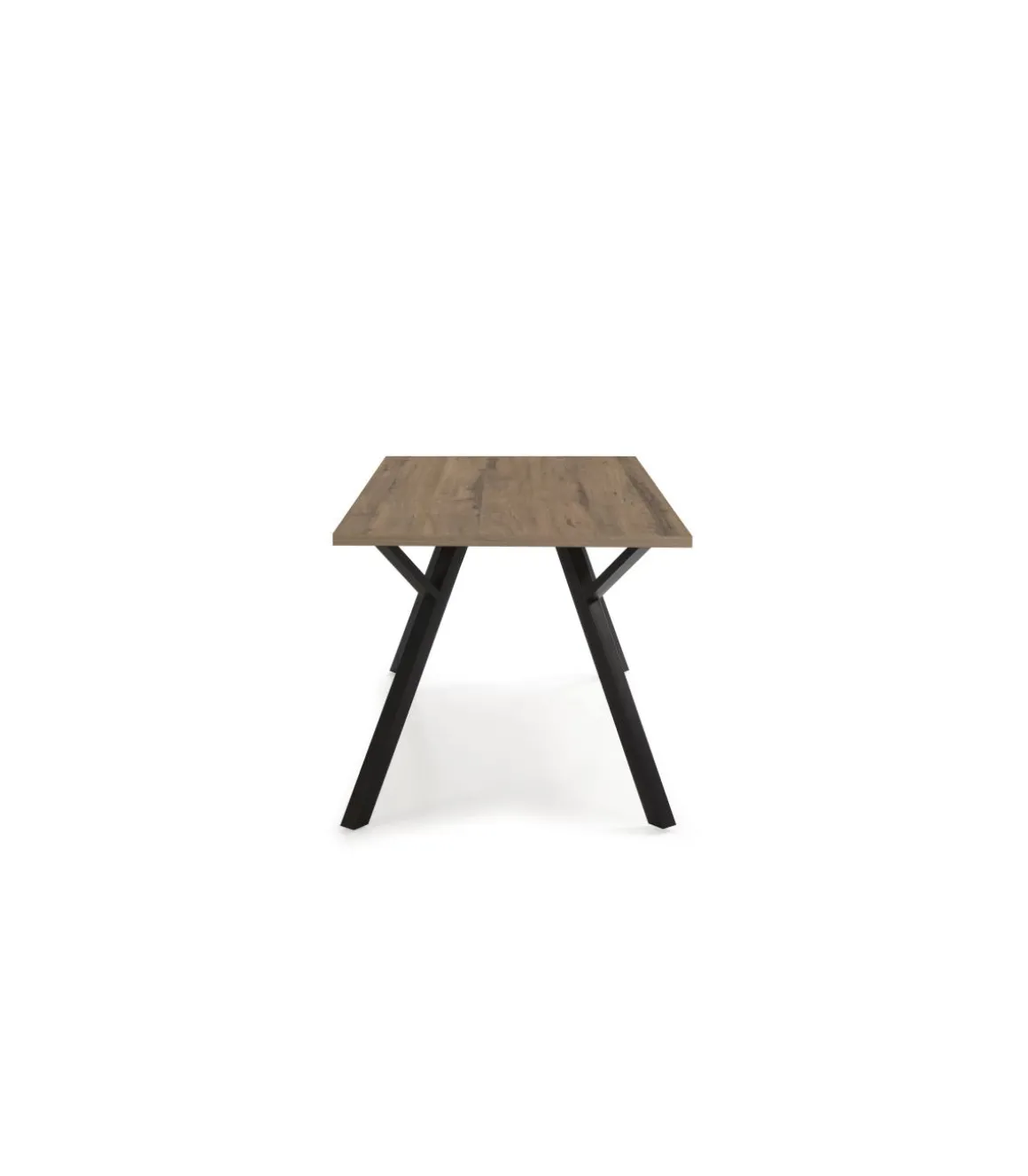 Mesa rectangular de comedor Paula acabado nogal sabi 76cm(alto) 90cm(ancho) 160cm(largo)