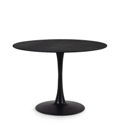 Mesa redonda modelo Adela acabado negro, 75cm(alto) 110cm(ancho) 110cm(largo)