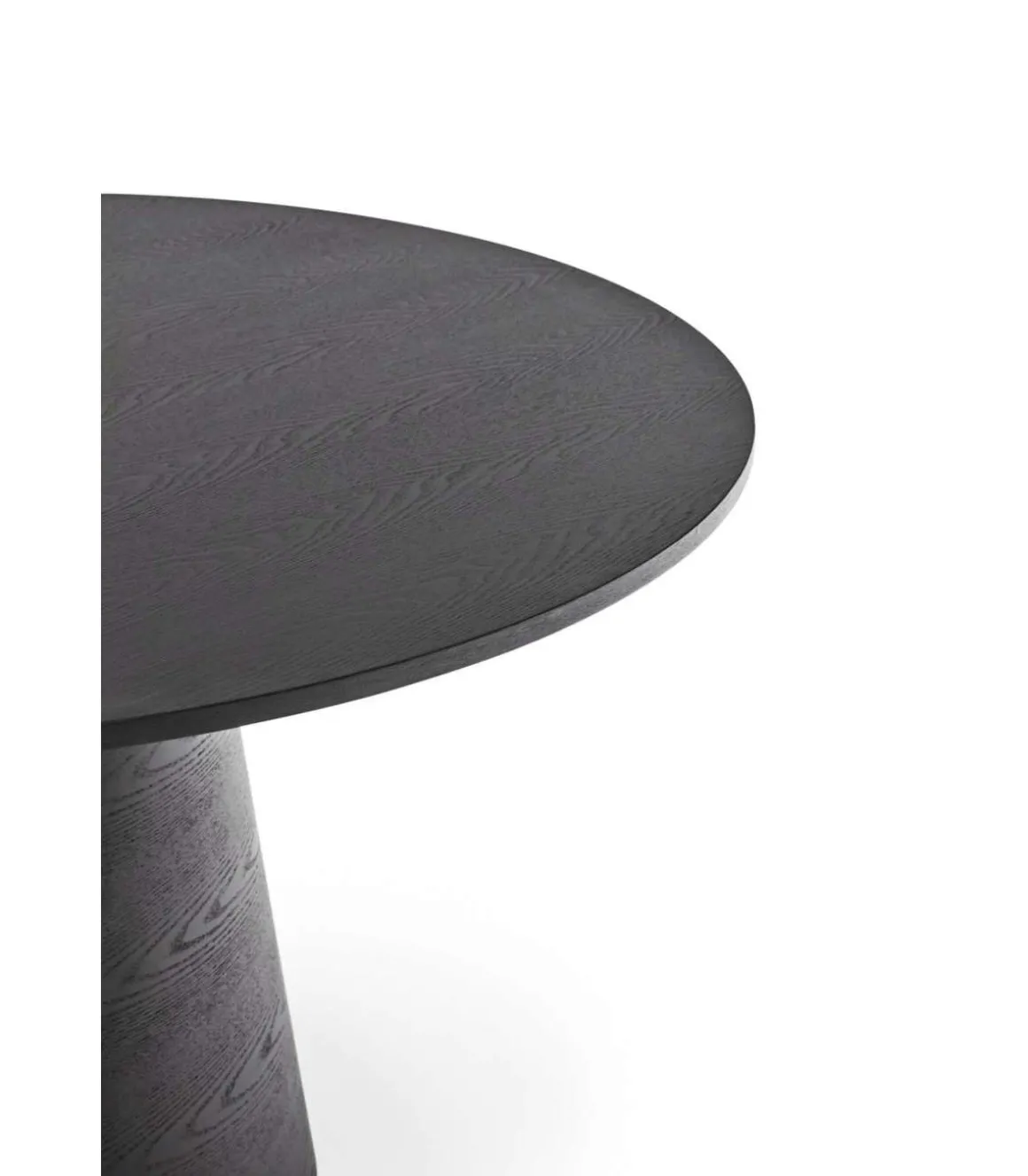 Mesa redonda para comedor modelo Cep acabado negro, 137cm(ancho) 75cm(alto) 137cm (largo)