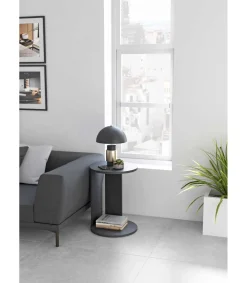 Mesa velador 540 para salón acabado grafito, 62cm(alto) 46cm(ancho) 55cm(largo)