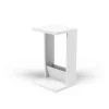 Mesa velador 553 para salón acabado blanco, 71 cm(alto)40 cm(ancho)35 cm(largo)