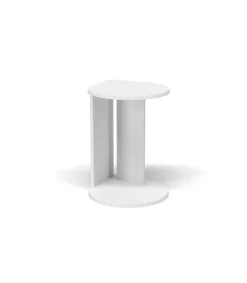 Mesa velador 540 para salón acabado blanco, 62cm(alto) 46cm(ancho) 55cm(largo)