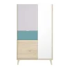 Modulo vertical 3 puertas 1 cajon La Iruela para salón 137 cm(alto)81 cm(ancho)43 cm(largo)